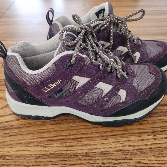 LL Bean Tex Dri-Lex Hiking Trail Shoe Waterproof Purple Great Condition 7W - Picture 3 of 6